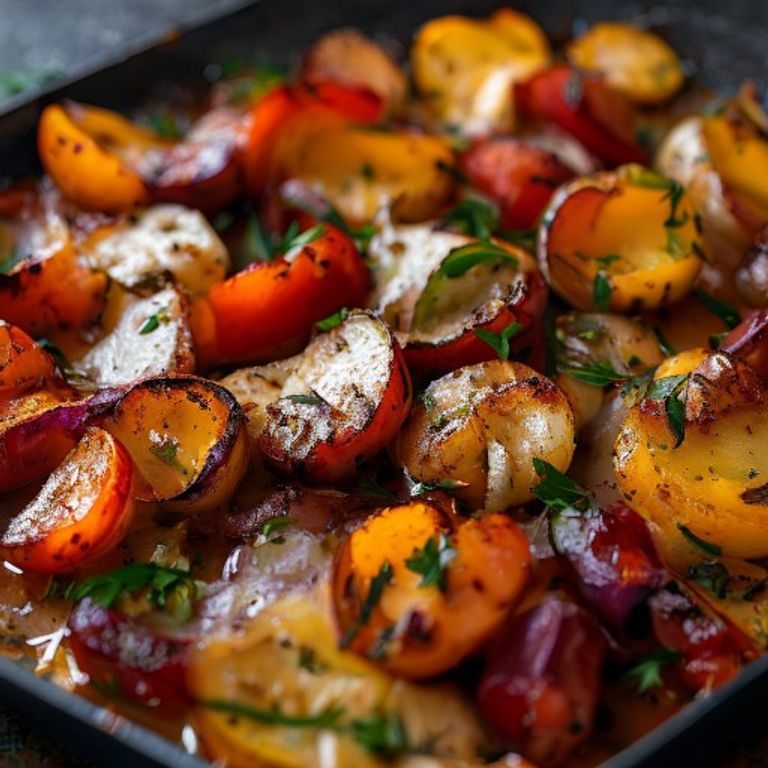 Sheet Pan Kielbasa, Peppers, and Potatoes