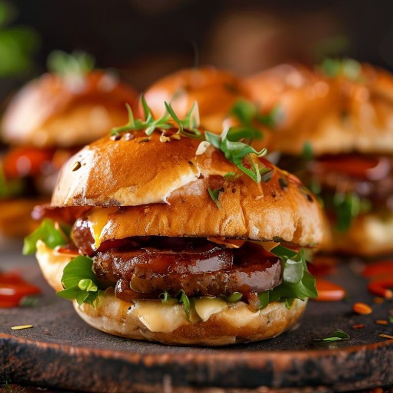 Sloppy Joe Sliders on Hawaiian Rolls