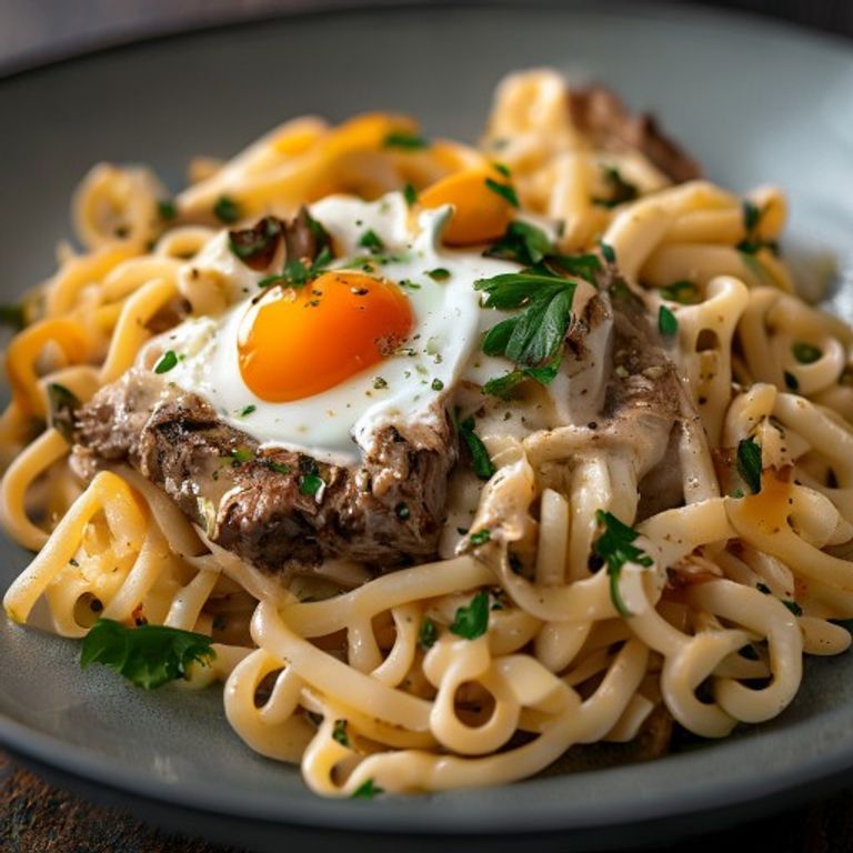 Easy Beef Stroganoff with Egg Noodles