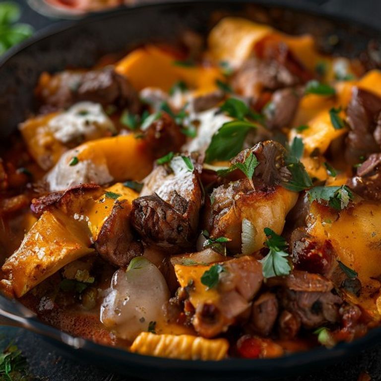 One-Pot Beef and Bean Taco Skillet