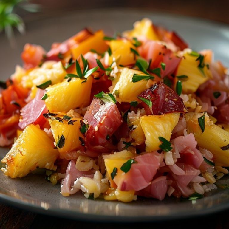 Ham and Pineapple Fried Rice