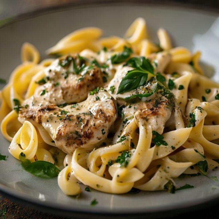 Creamy Pesto Chicken Pasta