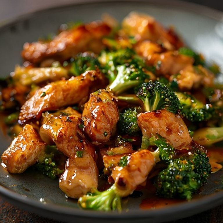 Honey Garlic Chicken & Broccoli Stir-Fry