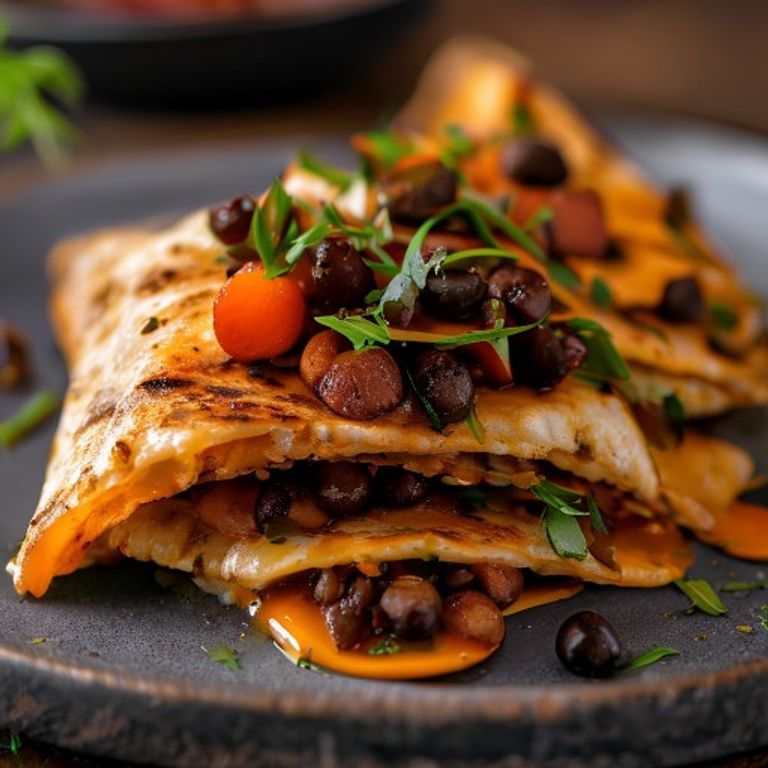 Sweet Potato and Black Bean Quesadillas