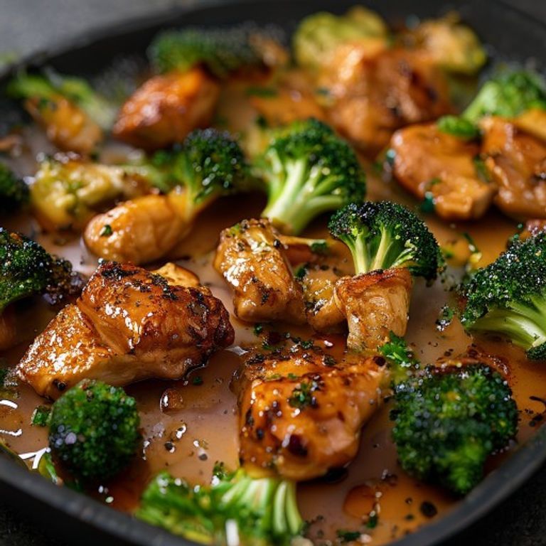 Honey Garlic Chicken and Broccoli Sheet Pan